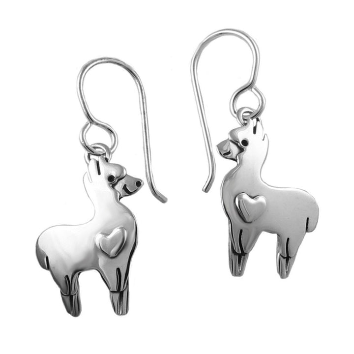 Drama Llama Silver Earrings