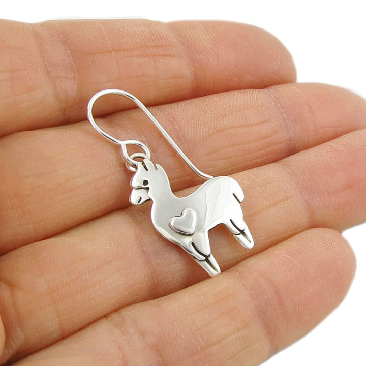 Drama Llama Silver Earrings