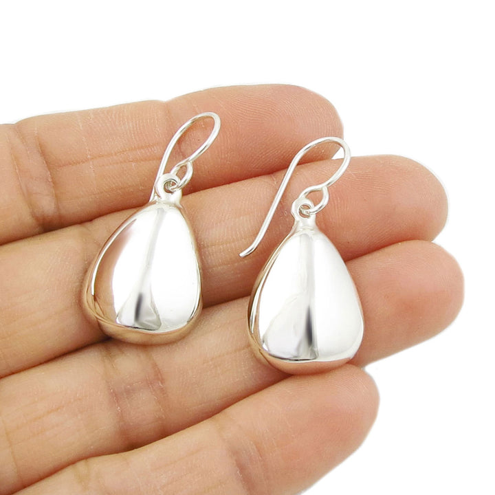 Teardrop Earrings in Sterling Silver
