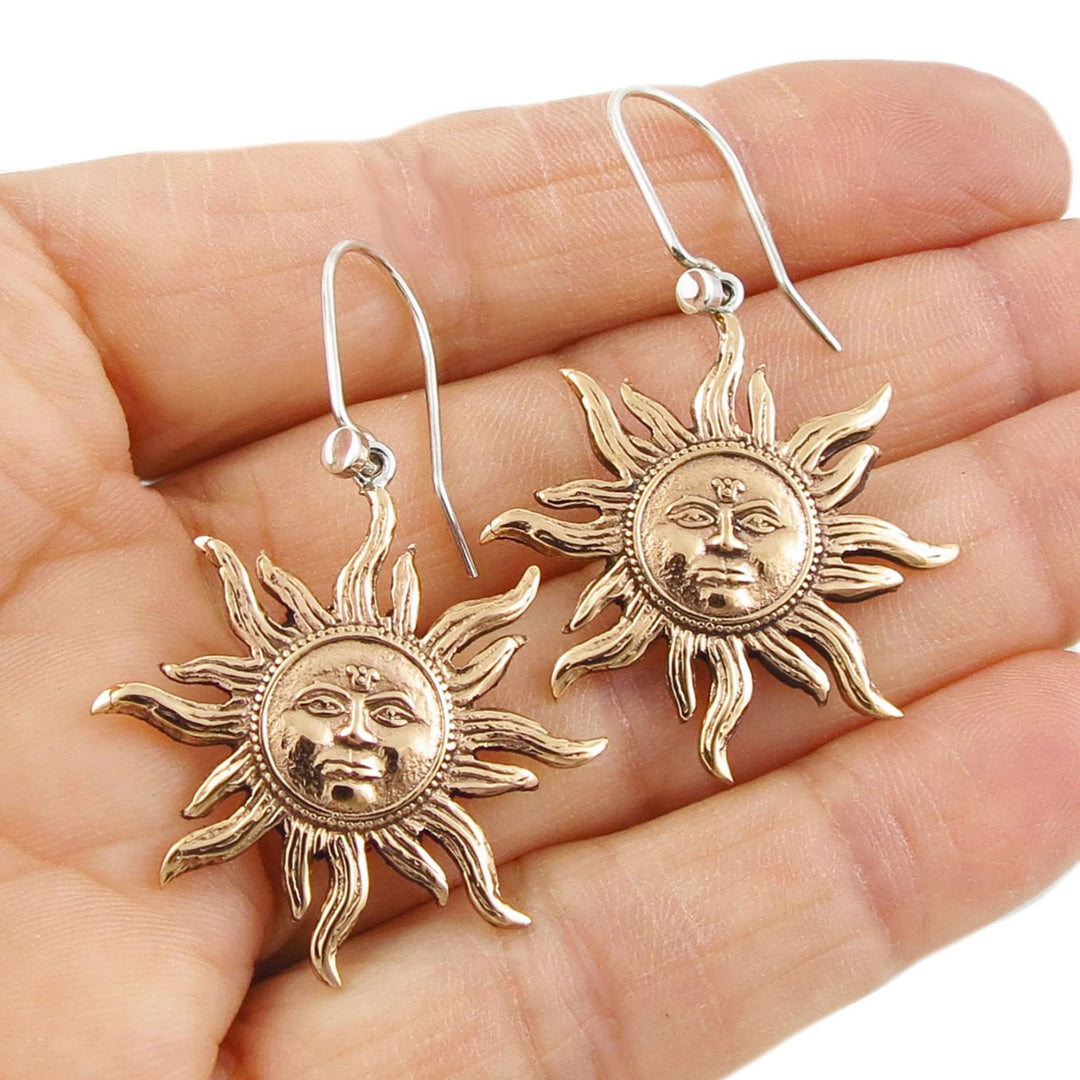 Sunshine Copper Earrings