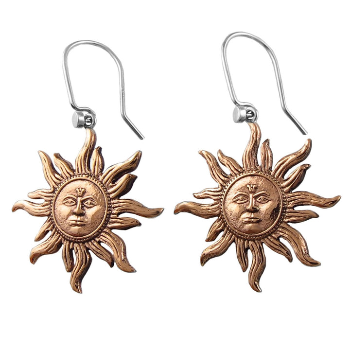 Sunshine Copper Earrings