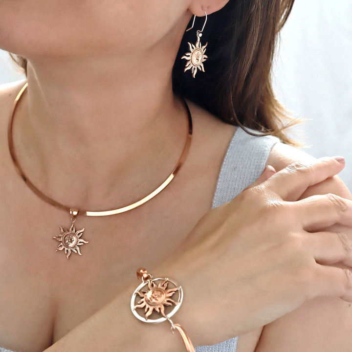 Sunshine Copper Earrings