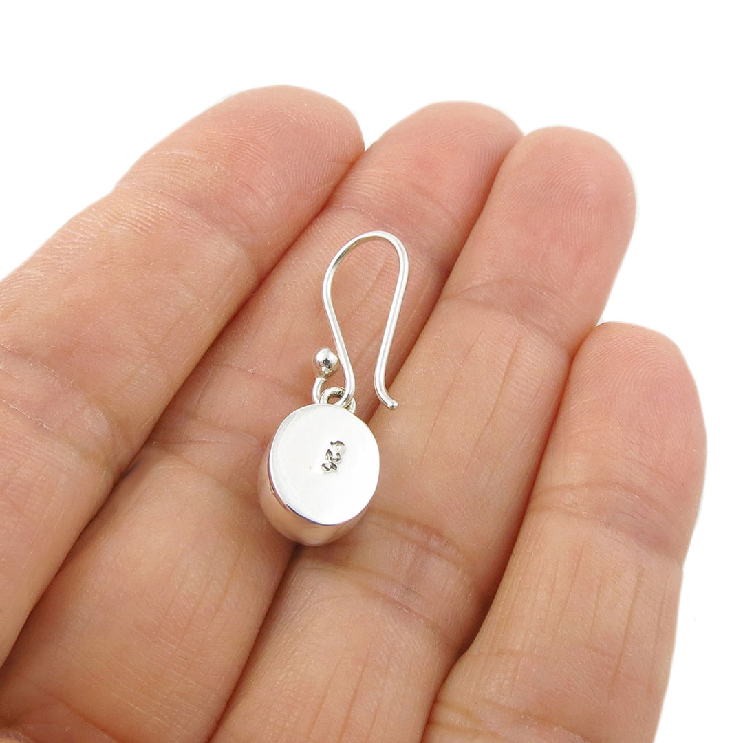 Crystal Drop Earrings in 925 Silver