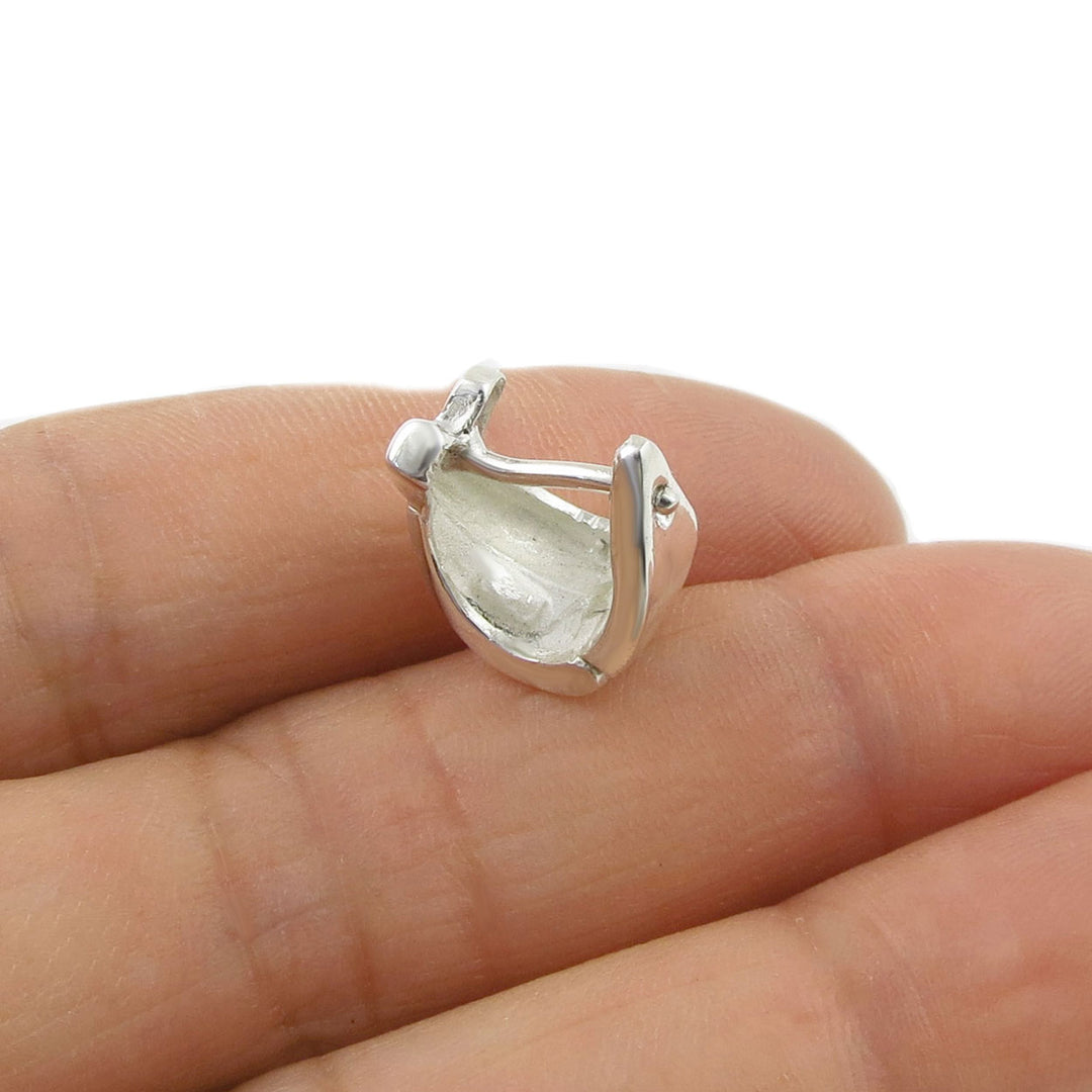 Huggie Earrings in 925 Silver