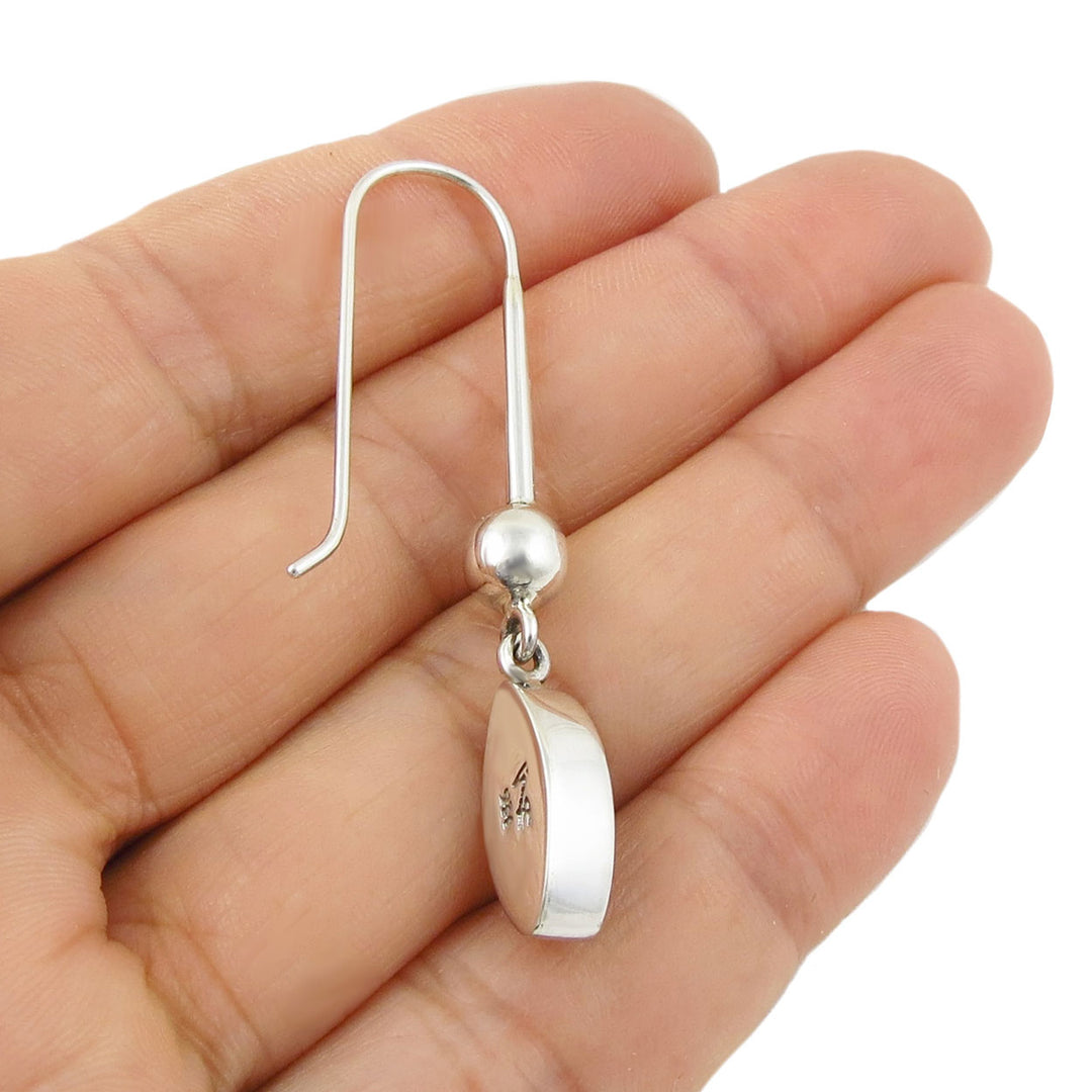 Lapis Lazuli December Birthstone 925 Silver Earrings