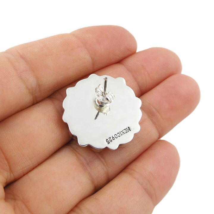 Desert Bloom Sterling Silver Flower Earrings