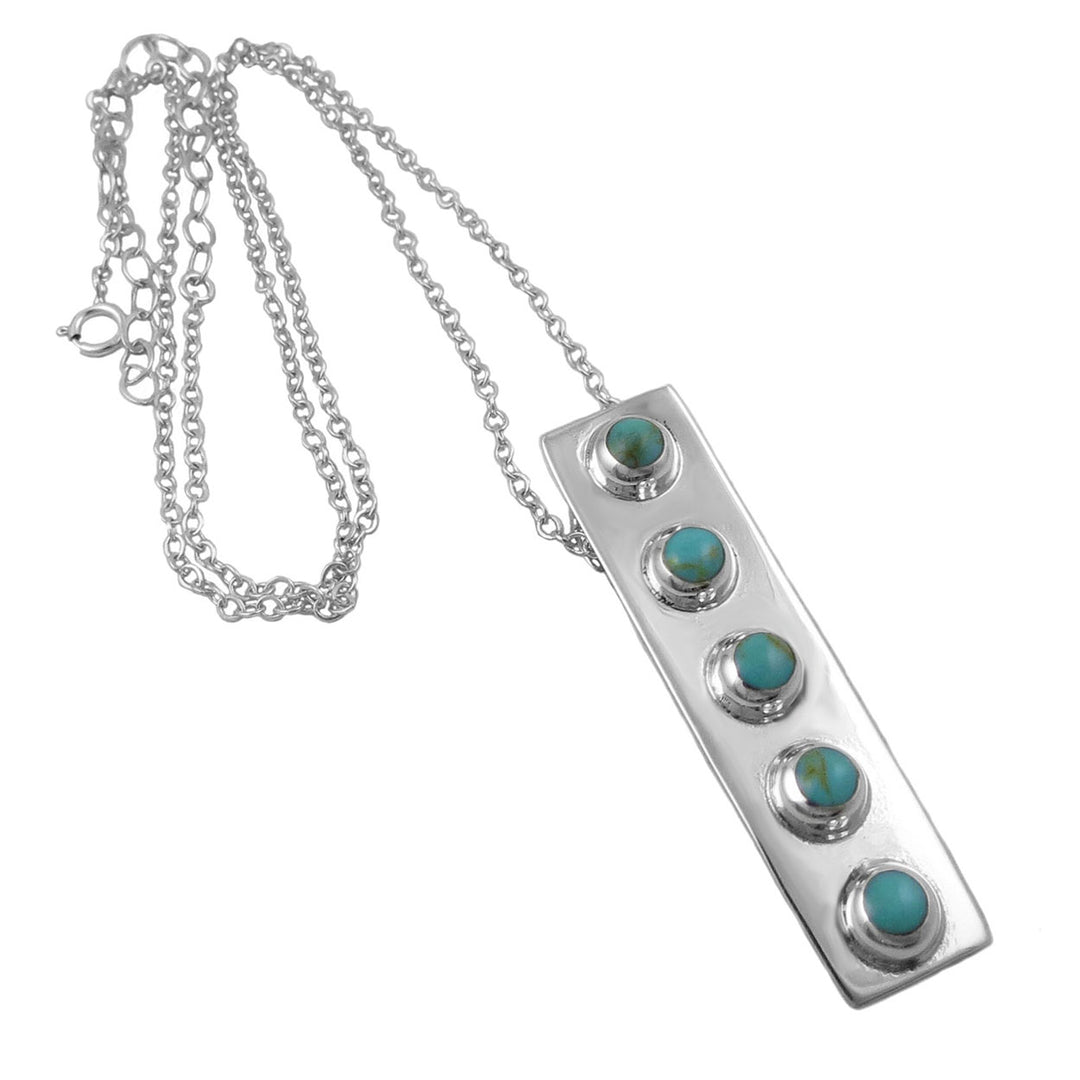 Silver Blue Sky Necklace