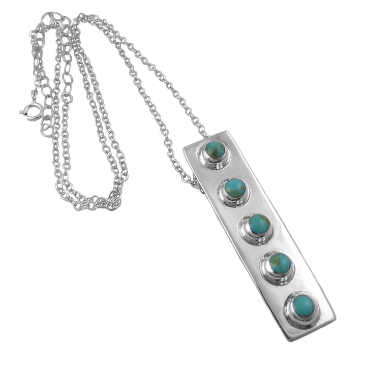 Silver Blue Sky Necklace
