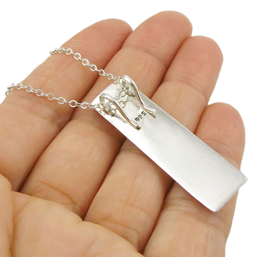Silver Blue Sky Necklace