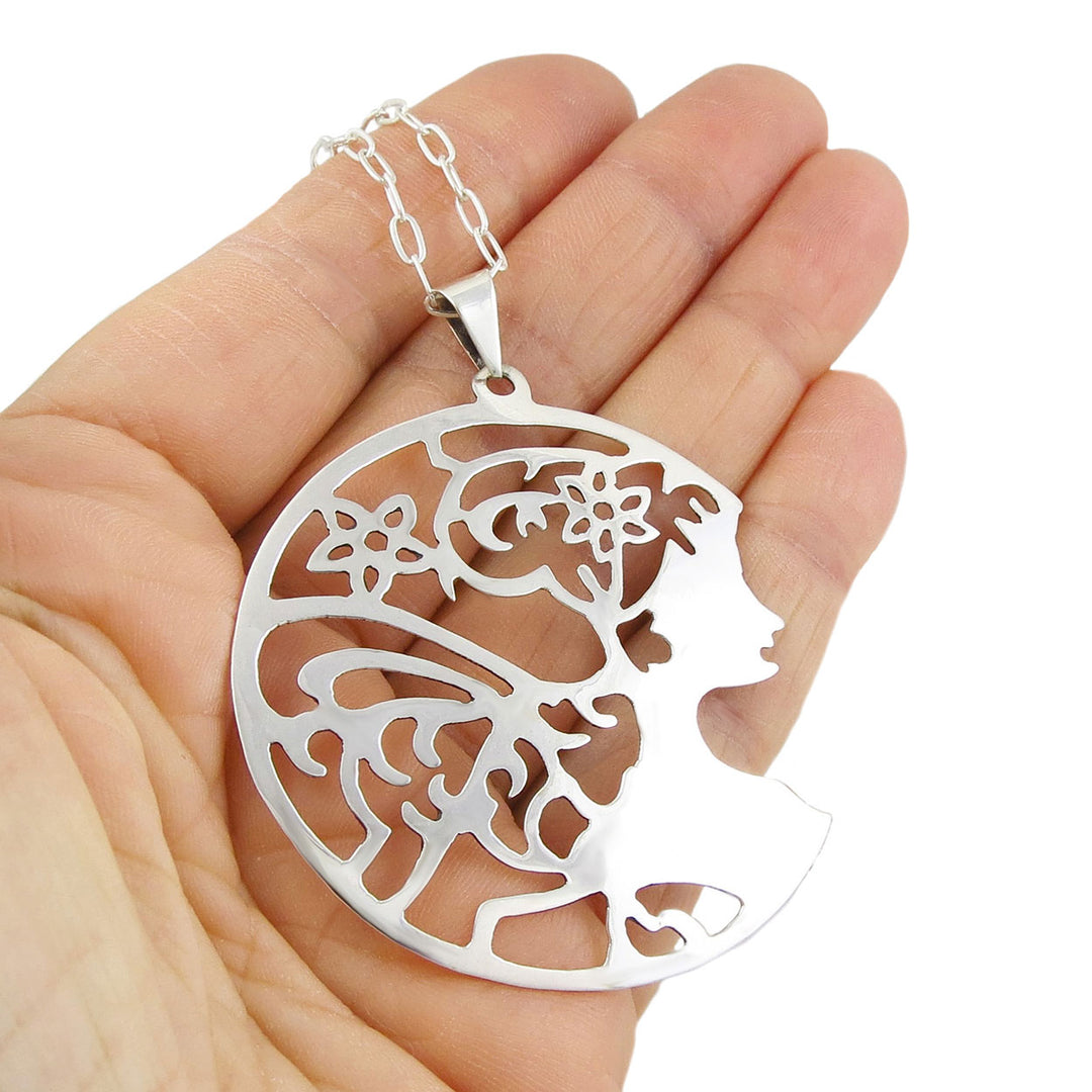 Mother Nature Necklace in Sterling silver