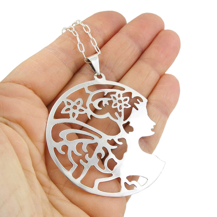 Mother Nature Necklace in Sterling silver