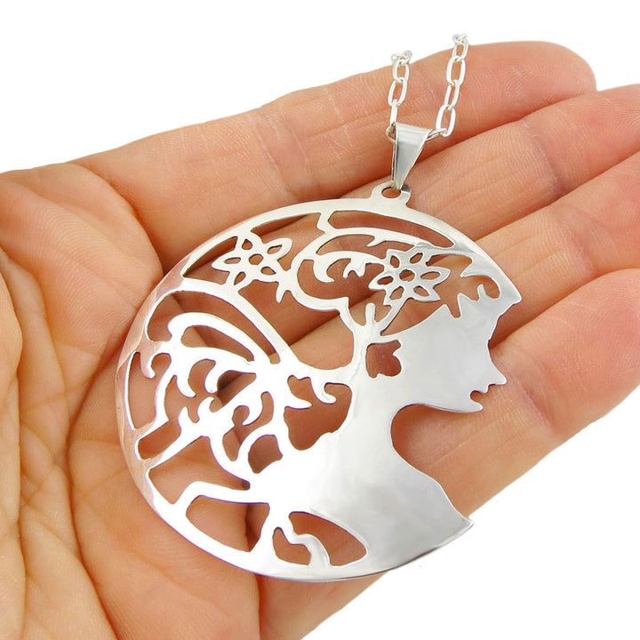 Mother Nature Necklace in Sterling silver
