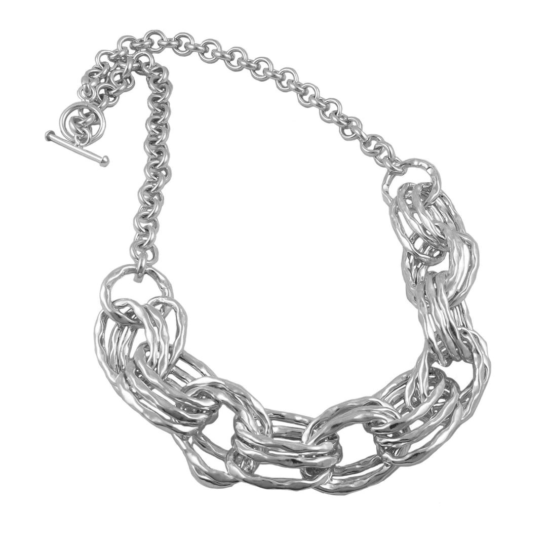 Chunky Sterling Silver Chain Necklace