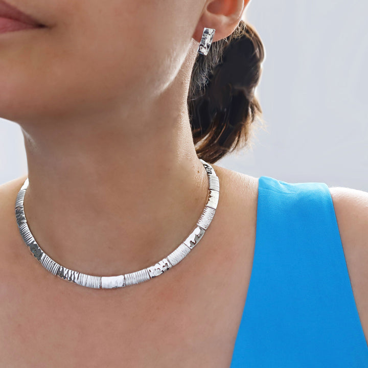 Fitted Choker Necklace in Sterling silver