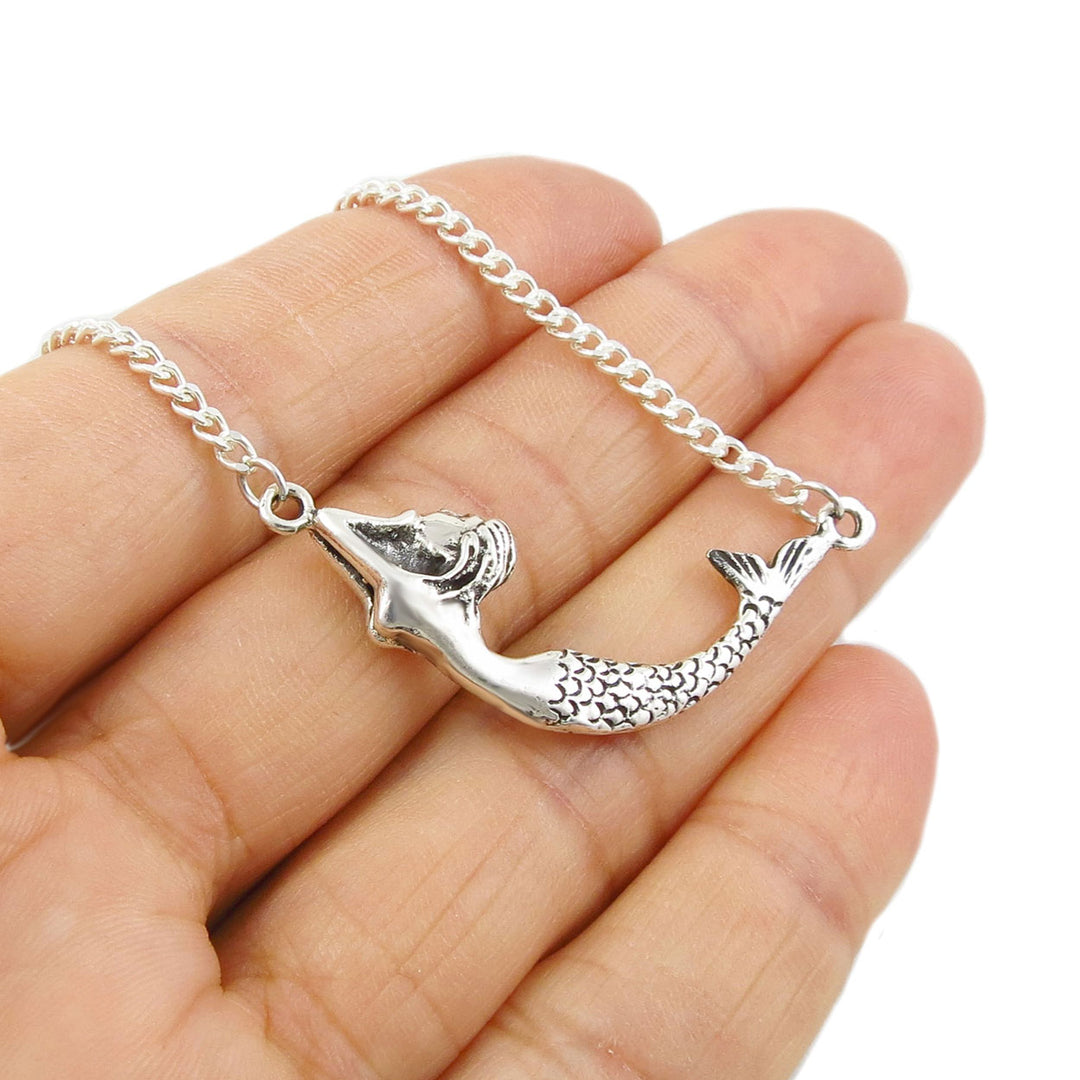 Silver Mermaid Necklace