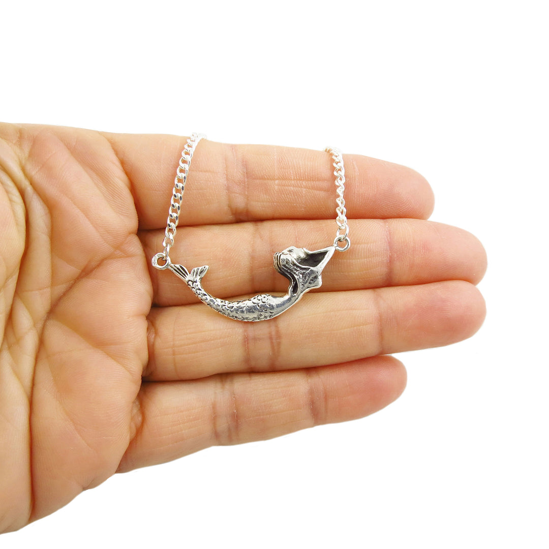 Sterling Silver Mermaid Necklace