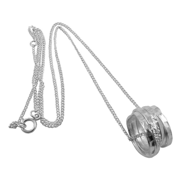 Silver Infinity Circle Necklace