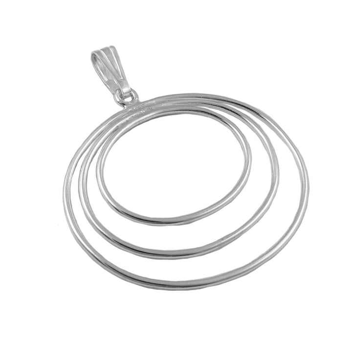 Sterling Silver Infinity Circle Pendant Necklace
