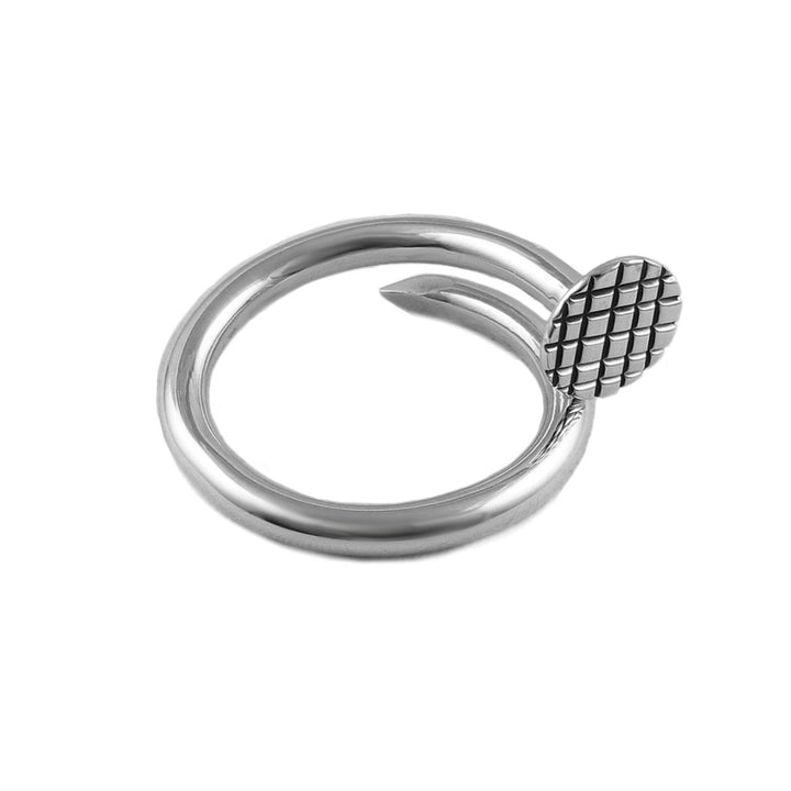 Sterling Silver Nail Ring