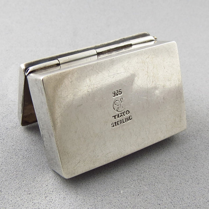 Vintage Damaso Gallegos 925 Silver & Amethyst Pill Box