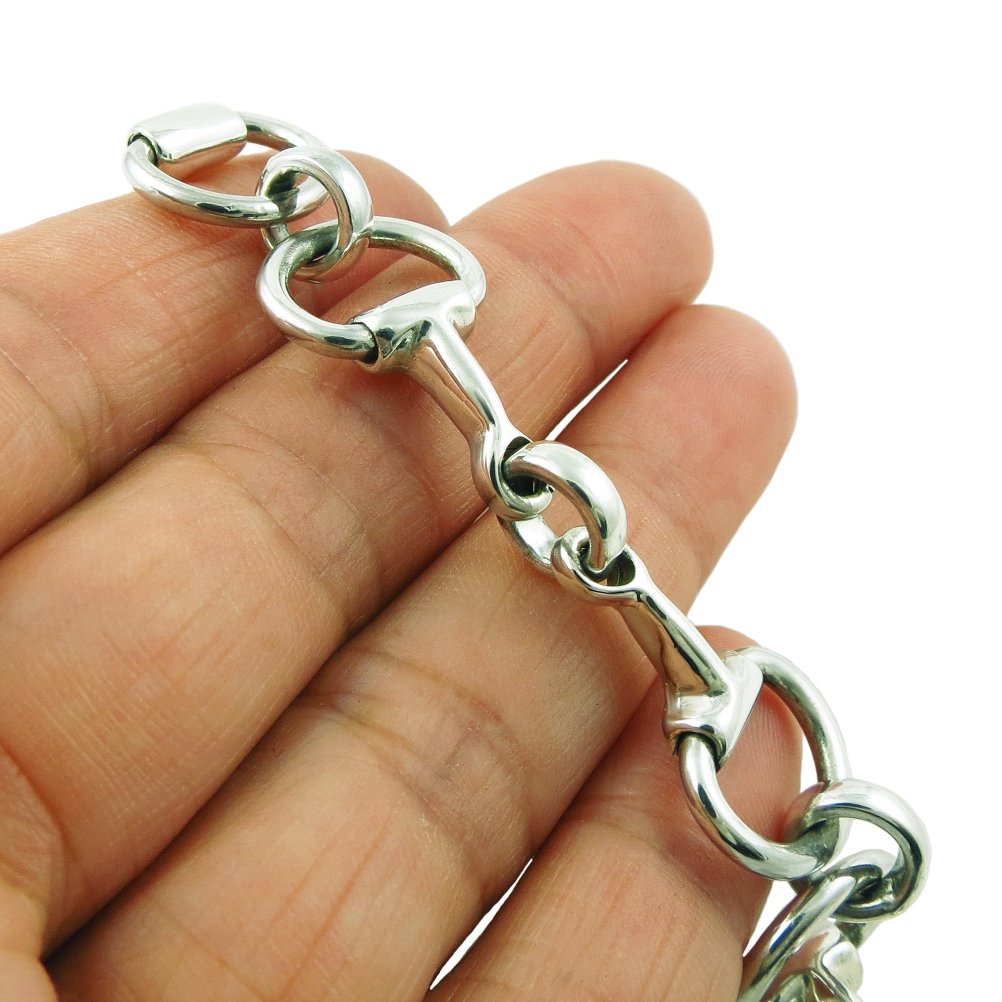Horse Bit Bracelet | 925 Silver & Trigger Clasp – Falabella Jewellery