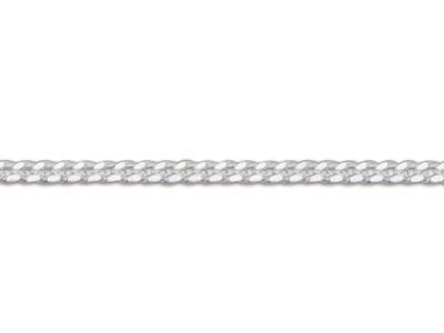 Diamond Cut Curb Chain Necklace 100% Recycled 925 Silver