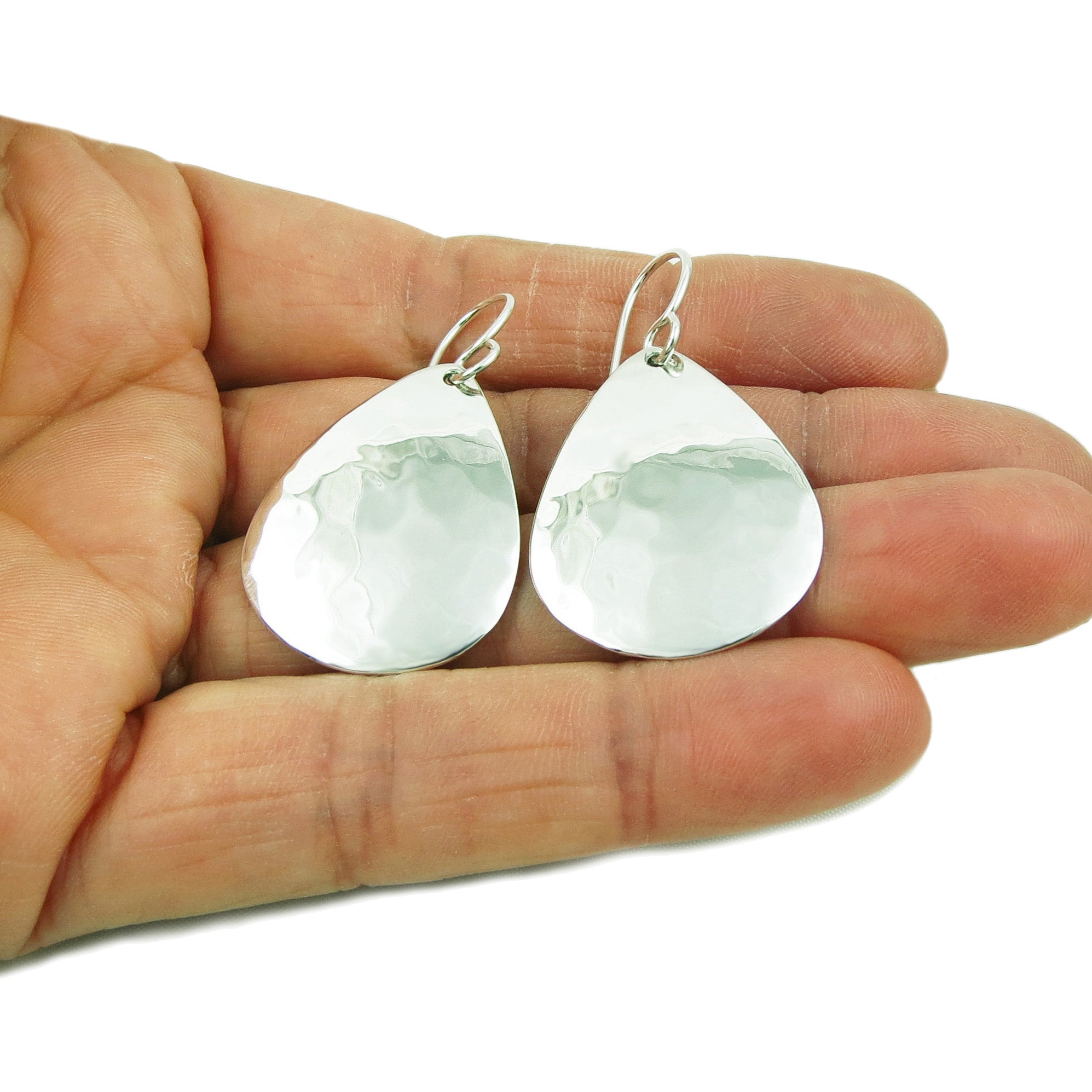 Pear Drop Latkan Earrings | Buy silver earrings online at rinayra.com