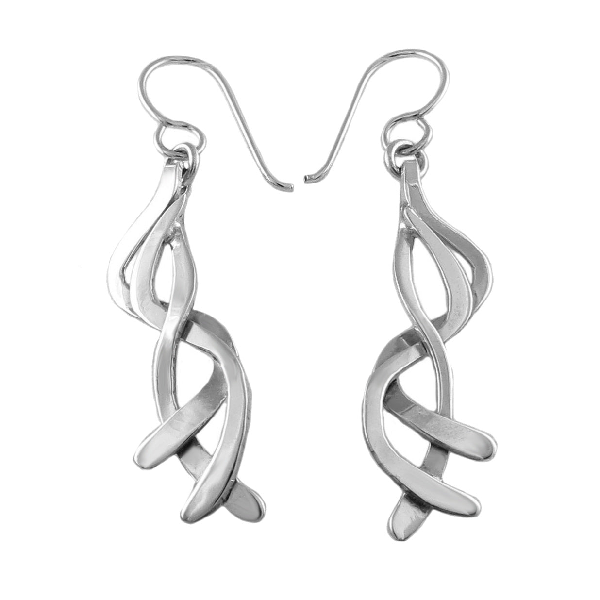 Coastline Silver Drop Earrings | LOVE2HAVE in the UK!