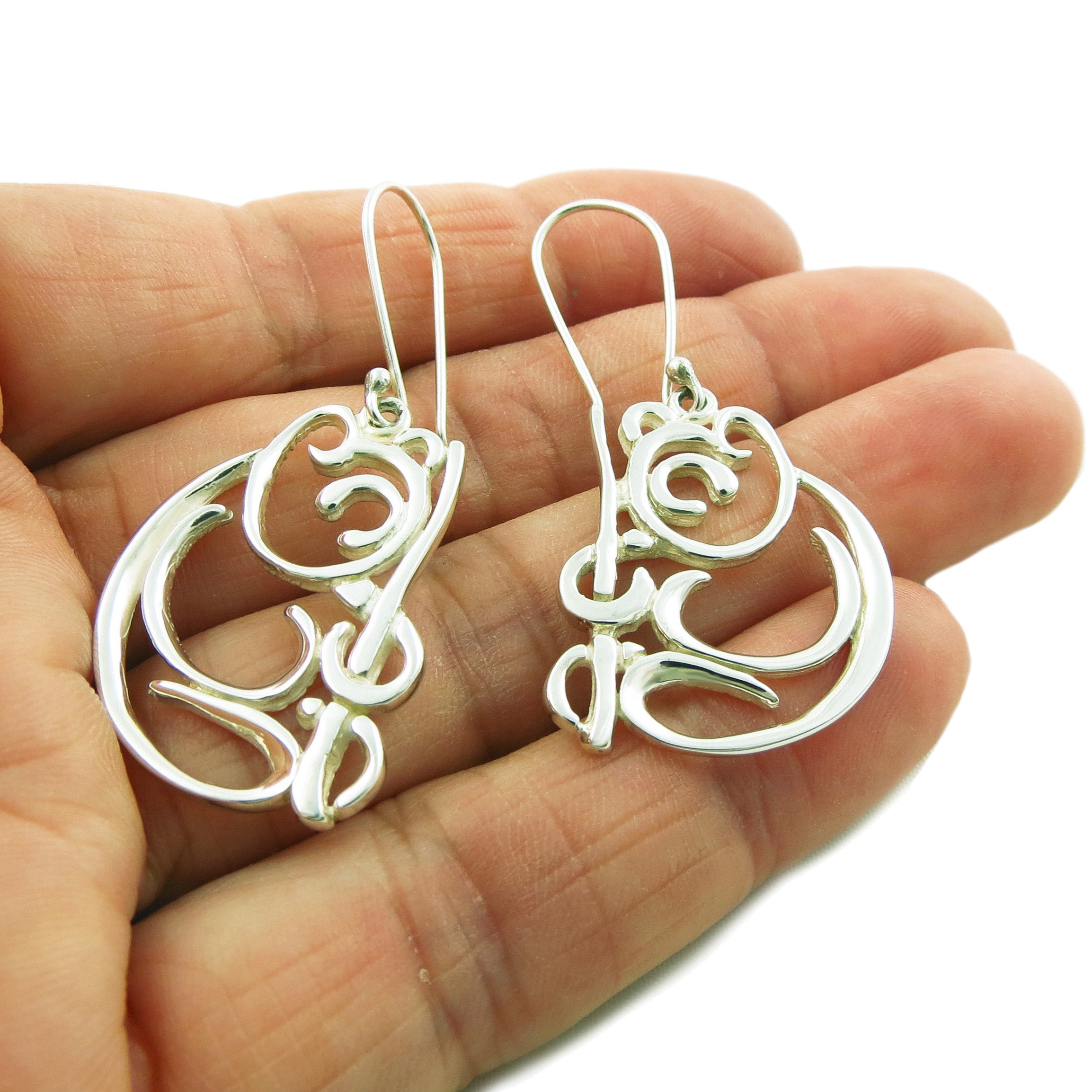 Panda earrings clearance sterling silver