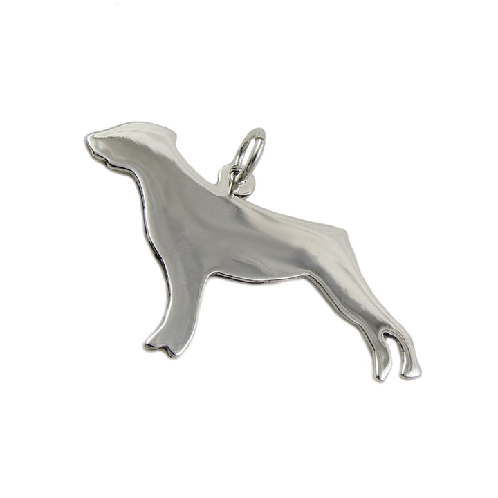 Sterling Silver Dog Pendant Necklace