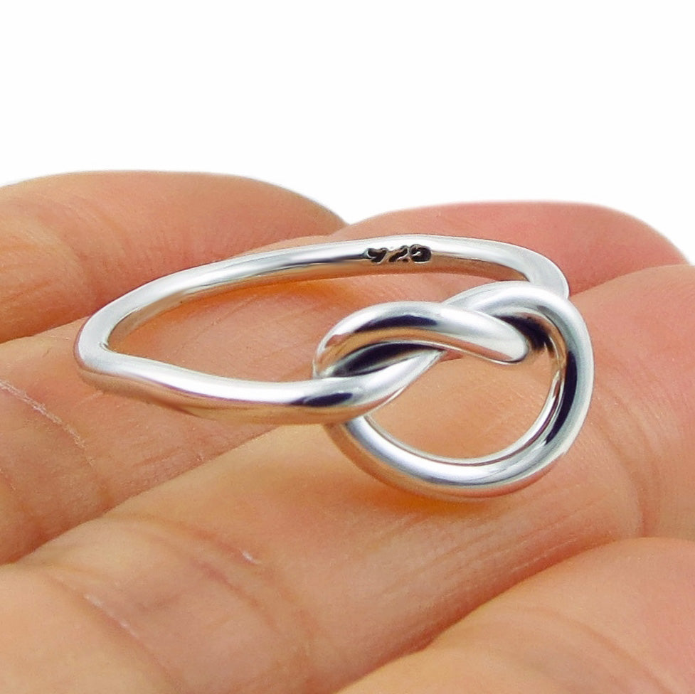 Love Knot 925 Sterling Silver Ring