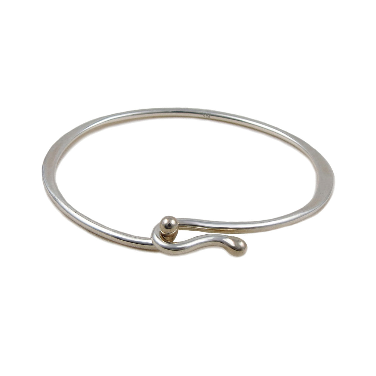 Sterling silver clearance hook bracelet