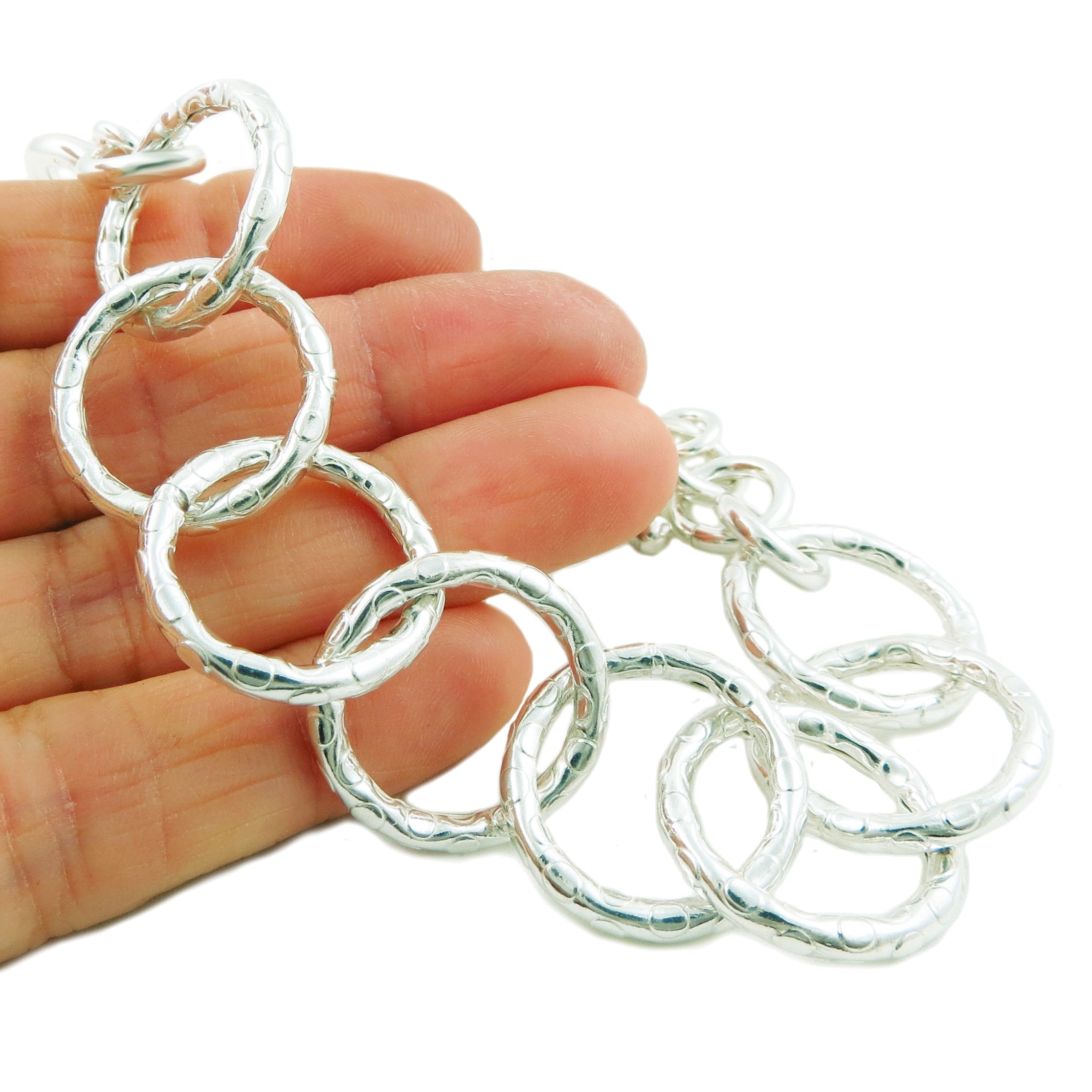 Sterling hot sale link bracelet