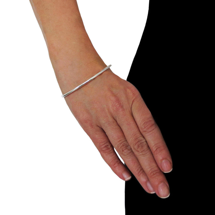 Pointed Solid 925 Sterling Silver Bracelet Cuff for Women