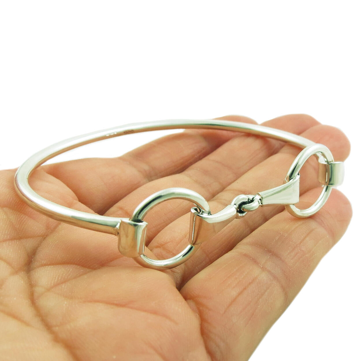 Snaffle bangle sale