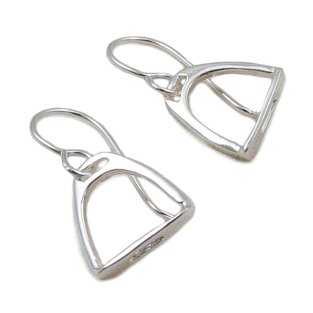 Sterling Silver Stirrup Earrings