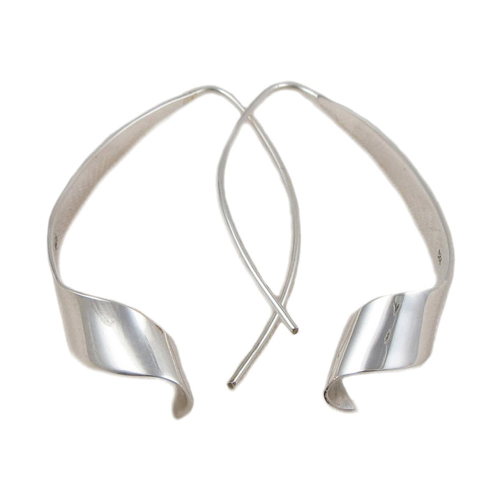 Long Sterling Silver Threader Earrings