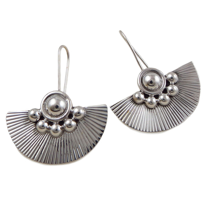 Large 925 Sterling Silver Drop Earrings in a Gift Box