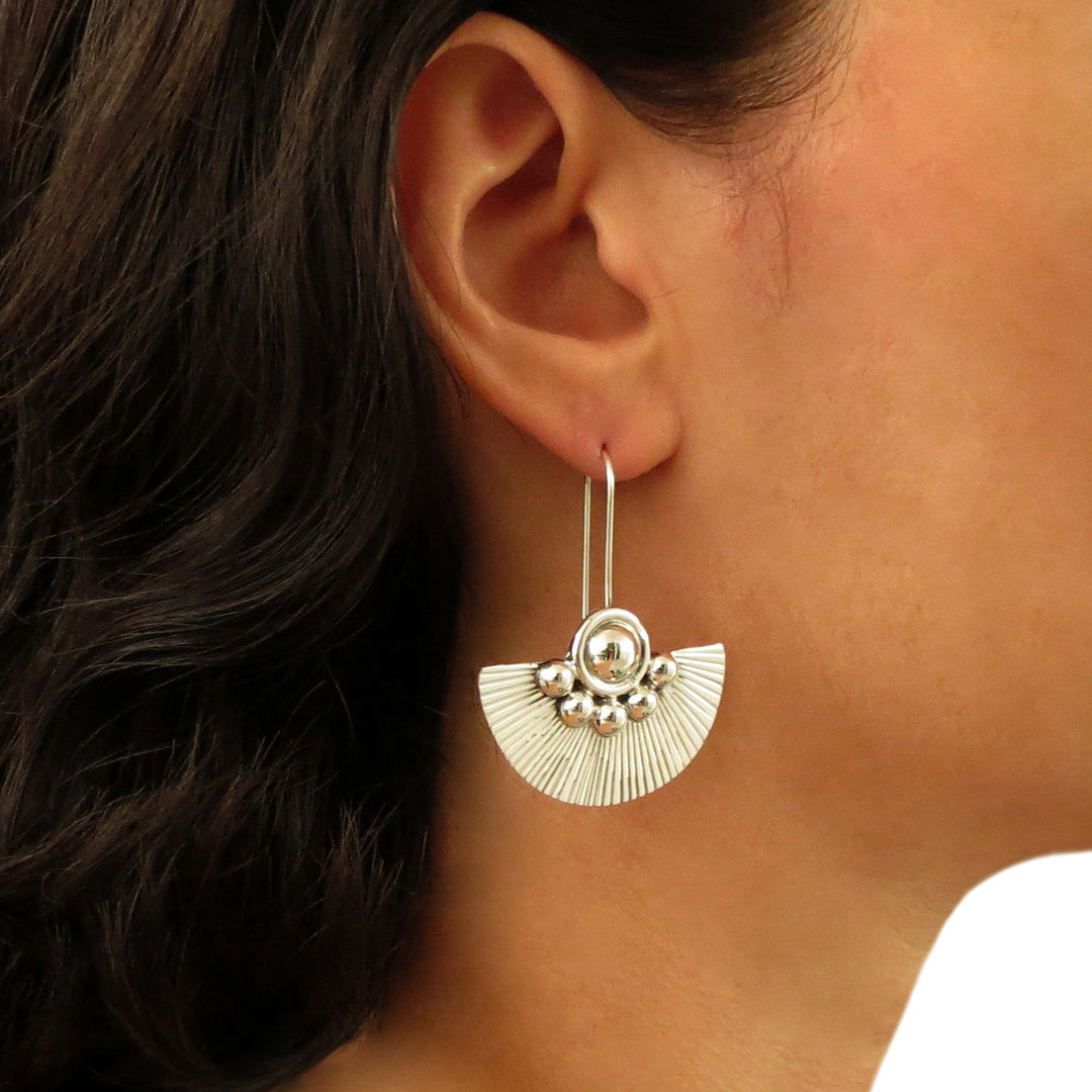 Large 925 Sterling Silver Drop Earrings in a Gift Box