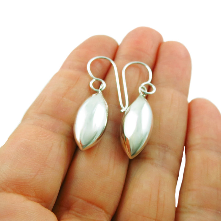 Long 925 Sterling Silver Drop Earrings in a Gift Box