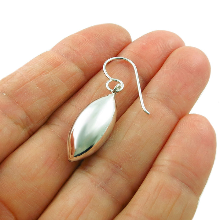 Long 925 Sterling Silver Drop Earrings in a Gift Box