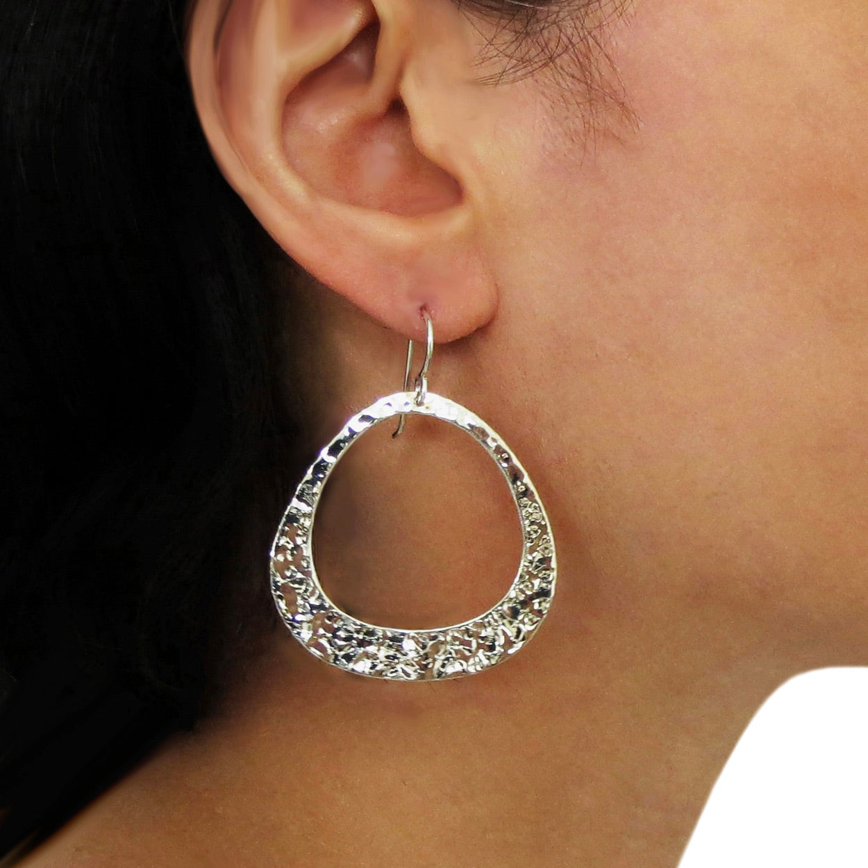 Silver hot sale ear hangings