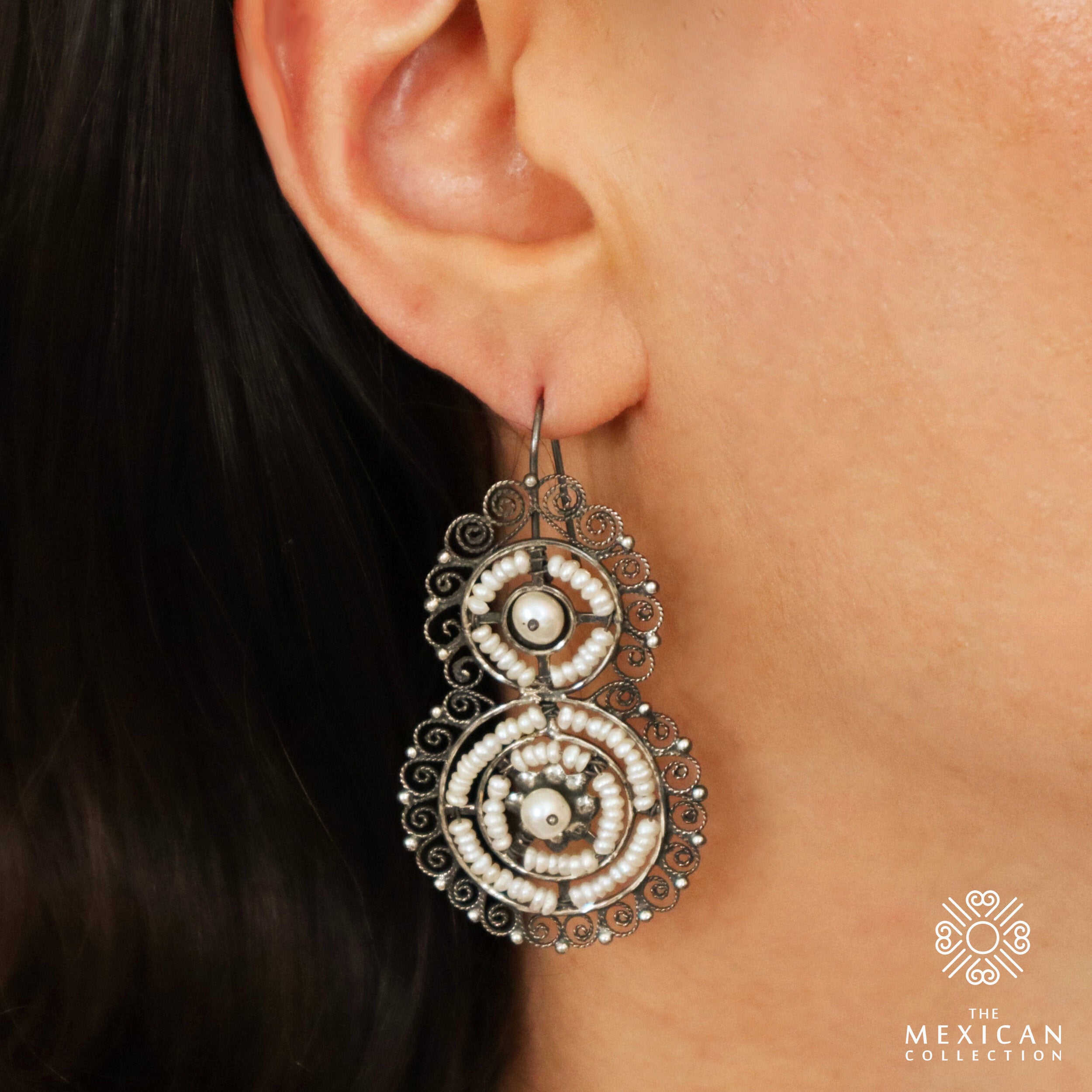 Mexican on sale filigree earrings