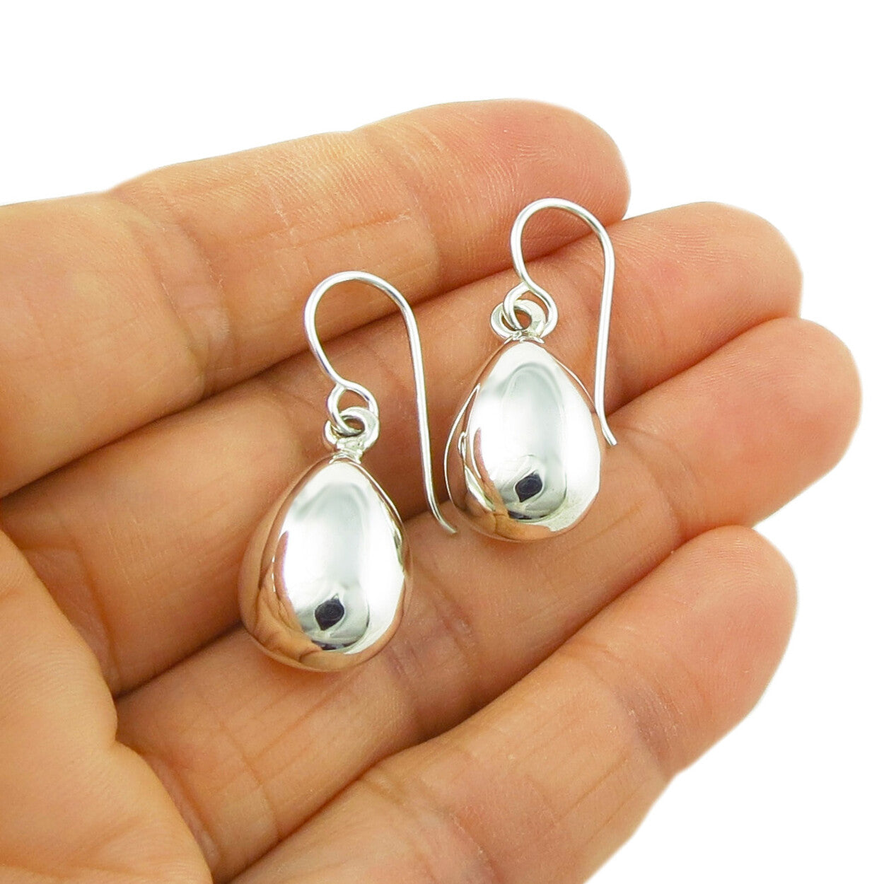 Silver party sale earrings