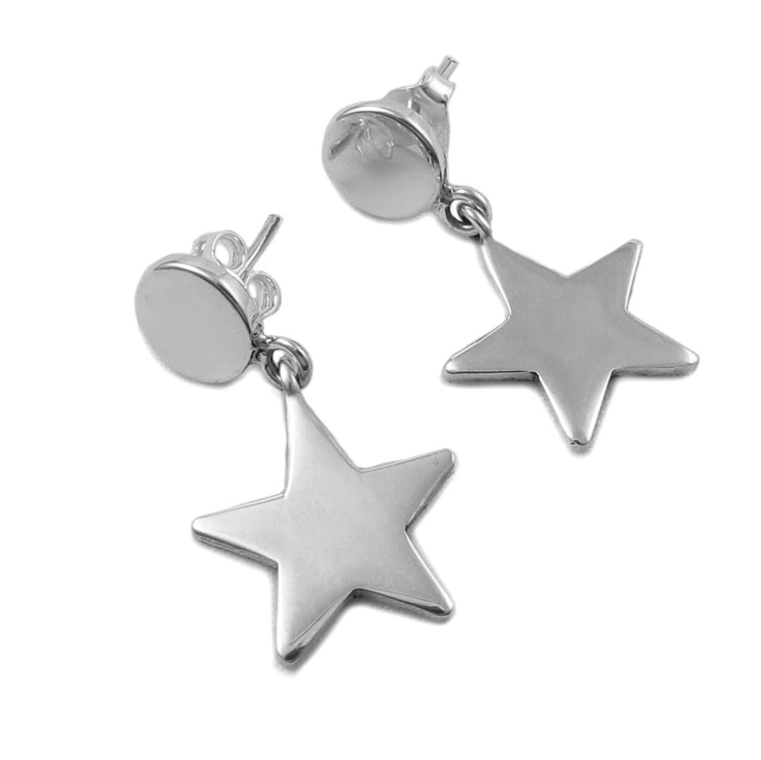 Celestial Star 925 Sterling Silver Earrings
