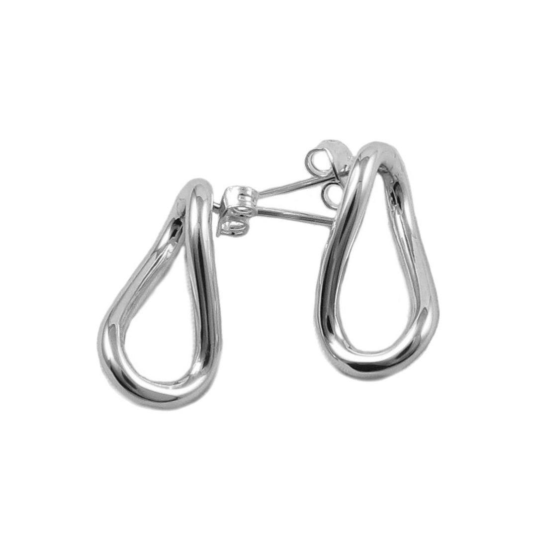 Illusion Figure of Eight 925 Silver Drop Earrings