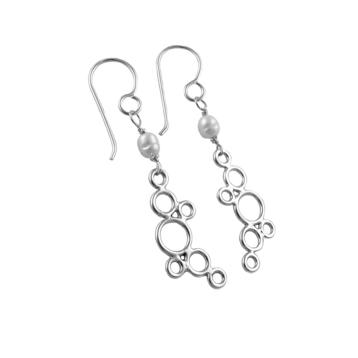 925 Sterling Silver Bubble Dangle Earrings for Women