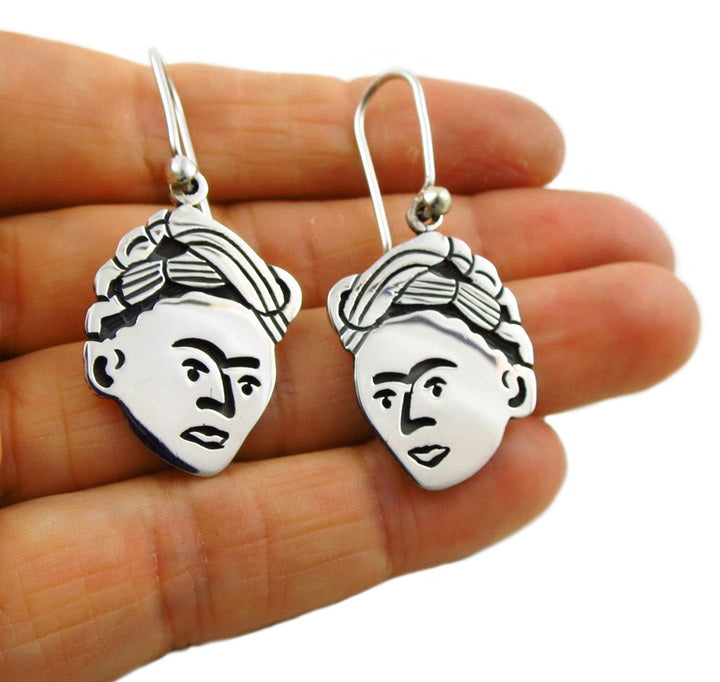 Frida 925 Sterling Silver Maria Belen Drop Earrings Gift Boxed