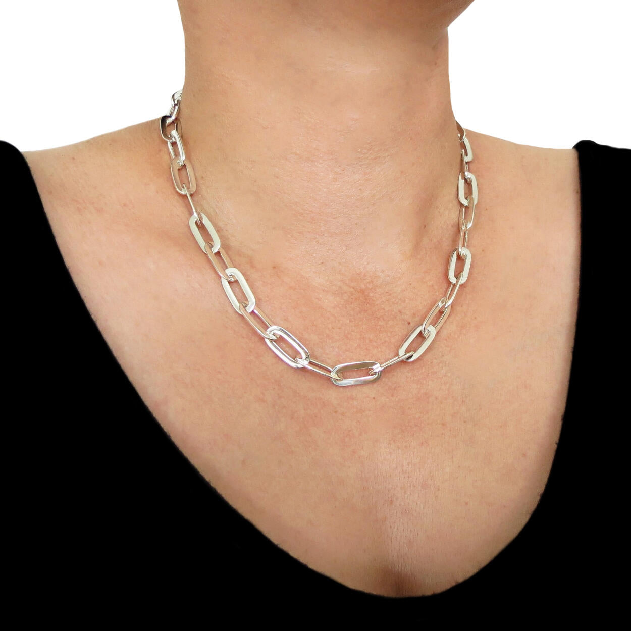 Aquamarine Handmade Sterling Silver Ladies Necklace