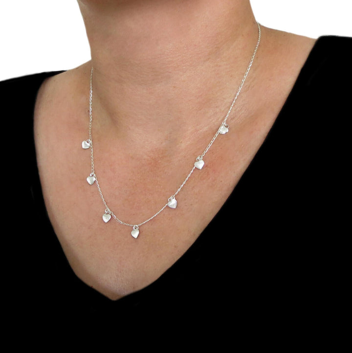 Love Heart Chain 925 Sterling Silver Necklace